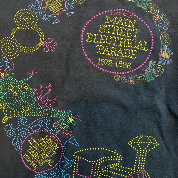 Vtg Disneyland Main Street Electrical Parade 1972-1996 T-Shirt Deadstock Medium - Picture 2 of 6